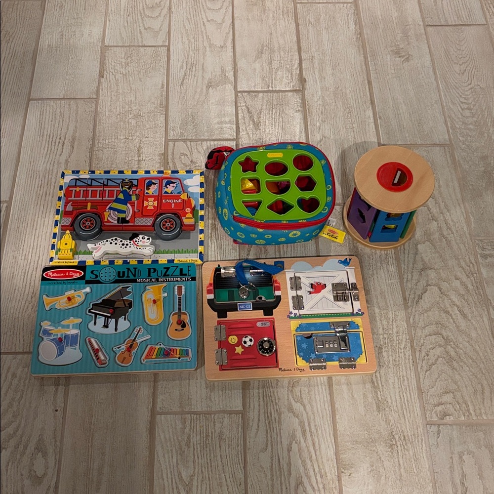 Melissa & Doug Puzzle and Toy Bundle